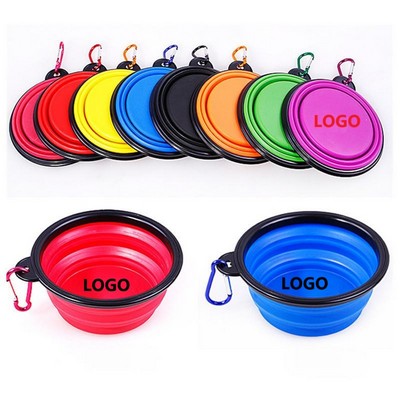 Portable Silicone Collapsible Dog Bowl