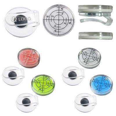 Plastic Magnetic Green Reader Ball Marker With Hat Clip