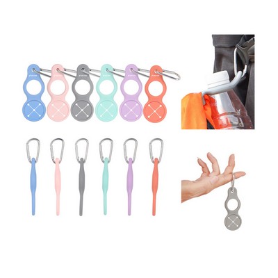 Silicone Bottle & Scarf Clip with Carabiner
