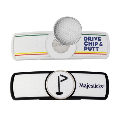 SNAPS Imprinted Golf Hat Strap Clip w/ Ball marker