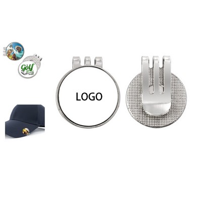 Magnetic Metal Golf Hat Clip with Marker