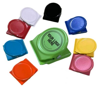 Portable Square-Bottom Magnetic Clip
