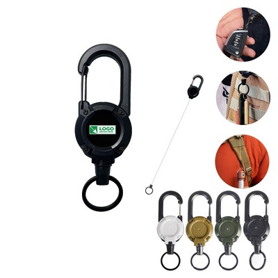 Multitool Retractable Heavy Duty Keychain