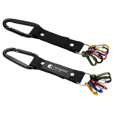 Aluminum Carabiner Strap with Color-Code Key Clips