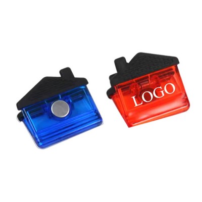 House Shaped Fridge Magnetic Memo Paper Clip