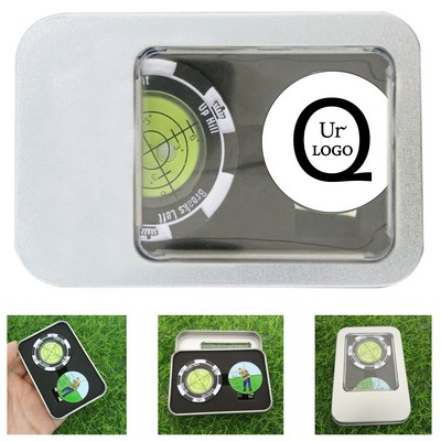Zinc Alloy Magnetic Green Reader Ball Marker With Hat Clip