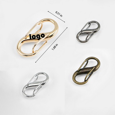 22Lb Spring Lock Alloy S Carabiner Clip