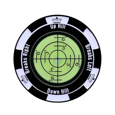 Magnetic Golf Ball Marker with High Precision Green Reading