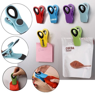 Magnetic Food Sealing Clip Refrigerator Clip