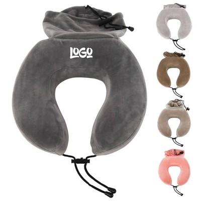 Memory Foam Travel U-Shaped Foldable Pillow